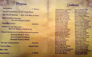 '55 graduation program